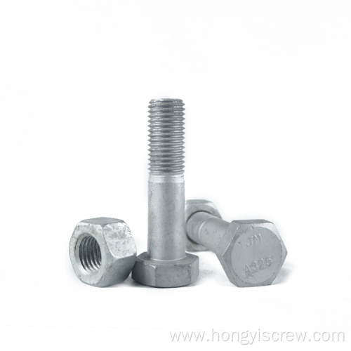 Zinc Plated Carbon Steel Heavy Hex Bolt